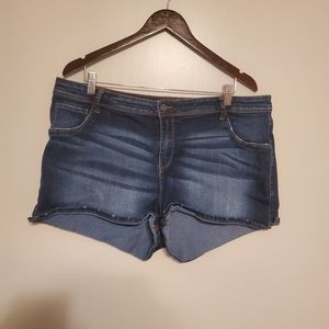 Joe Boxer Dark Wash Stretchy Denim Shorts size 18w